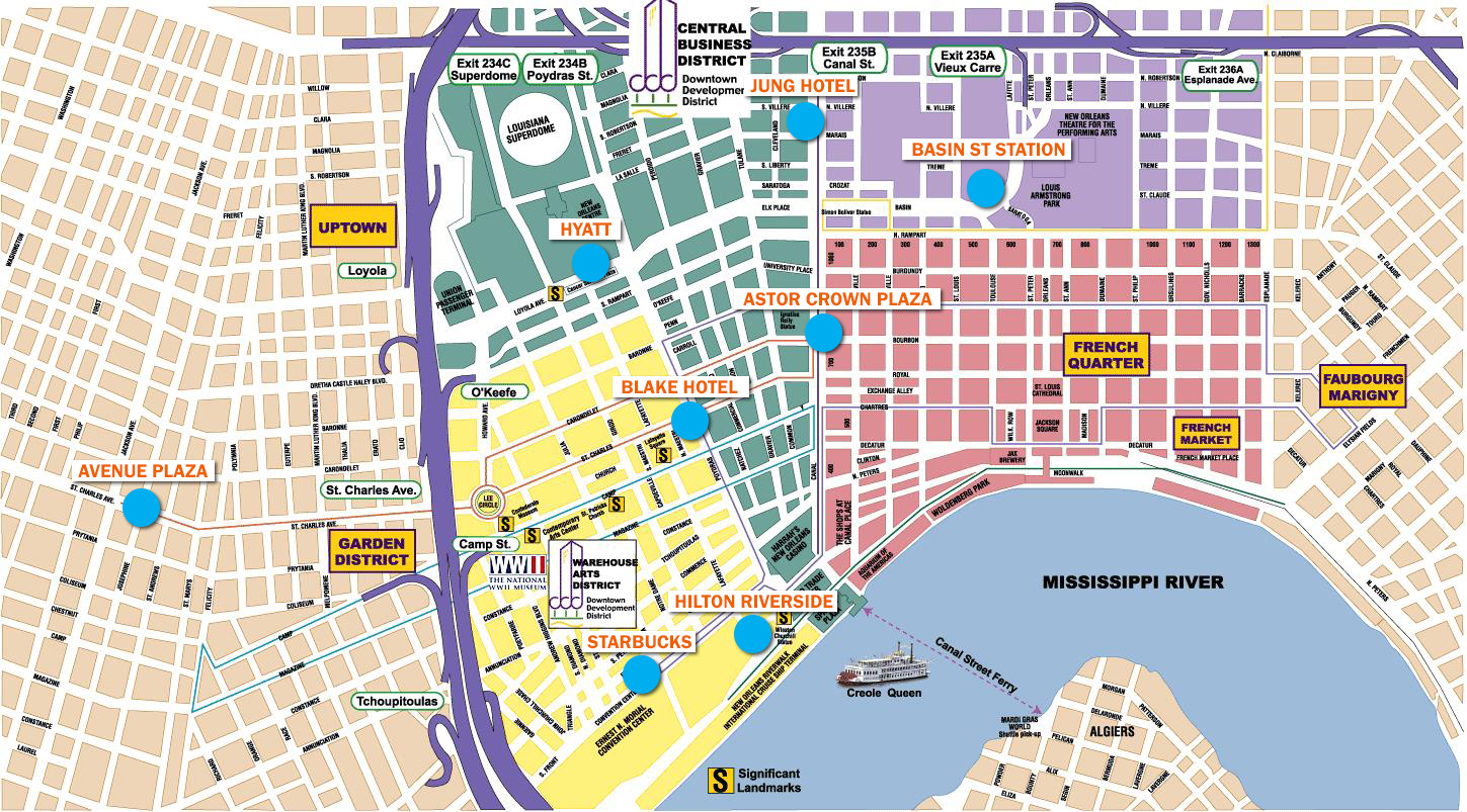 new orleans map